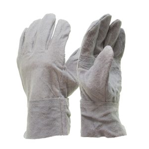 Guantes de Carnaza Sencillo Corto x12